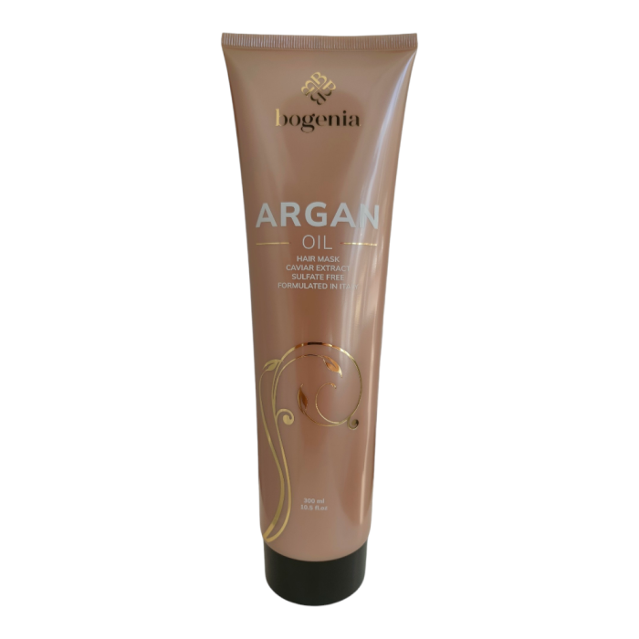 Маска для волосся з аргановою олією Argan Oil Hair Mask Caviar Extract Bogenia BG411.003