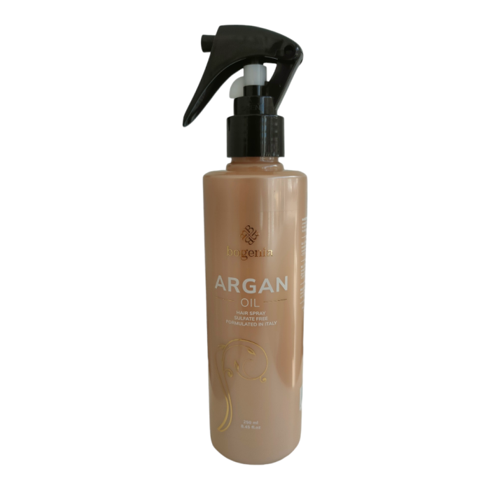 Термозахисний спрей для волосся Argan Oil Hair Spray Sulfate Free Bogenia BG411.004