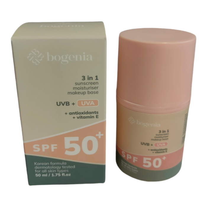 Крем сонцезахистний для обличчя Bogenia SPF50+ Bogenia BG422.001