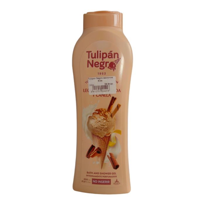 Гель для душу молочне бізе Cinnamon & Meringue Milk Tulipan Negro