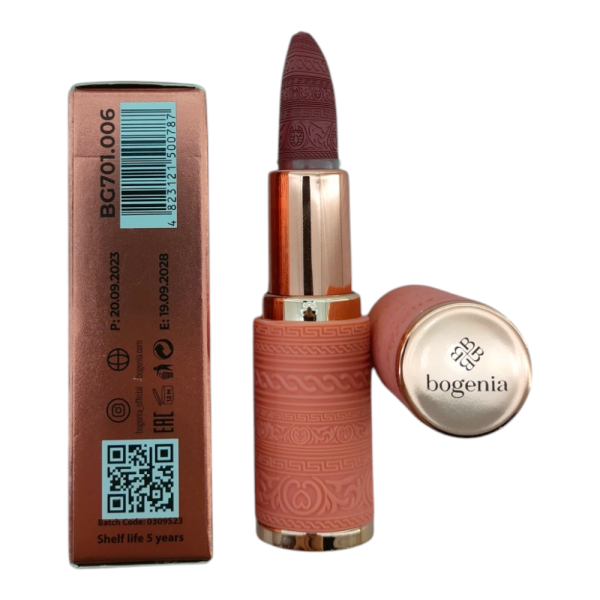 Помада для губ матова ANGELIC Bogenia BG701 Помада для губ матова ANGELIC Bogenia BG701