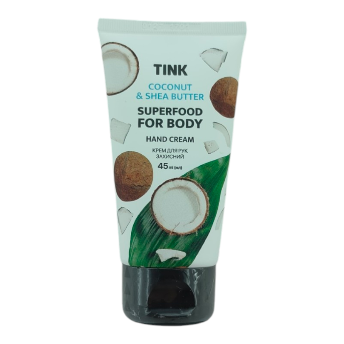 Крем для рук Tink захисний Coconut & Shea Butter з олією кокосу та маслом ши