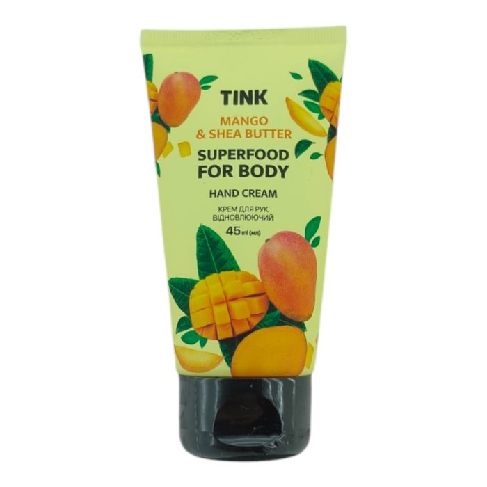 Крем для рук Tink відновлюючий Mango & Shea Butter з екстрактом манго та маслом ши