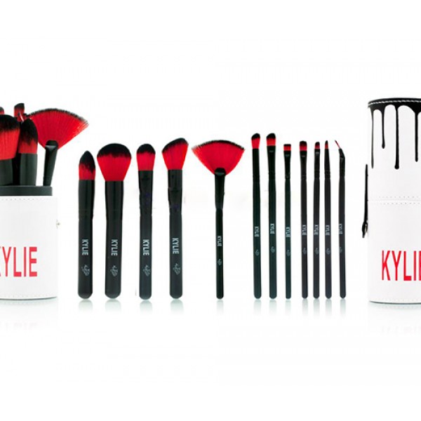 Профессиональный набор кистей для макияжа Kylie Jenner 12 шт 
