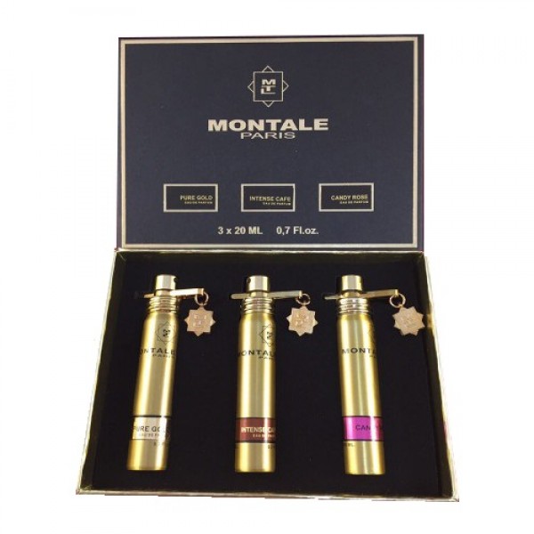 Набор Montale "Pure Gold + Intense Cafe + Candy Rose"